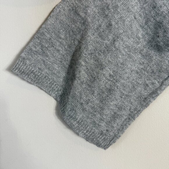 Anthropologie Sparrow Bell Sleeve Wool Turtleneck Sweater Pullover Womens M Gray - Picture 7 of 12
